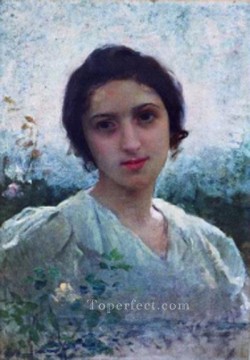  al Pintura al %C3%B3leo - Eugenie Lucchesi retratos realistas de niñas Charles Amable Lenoir